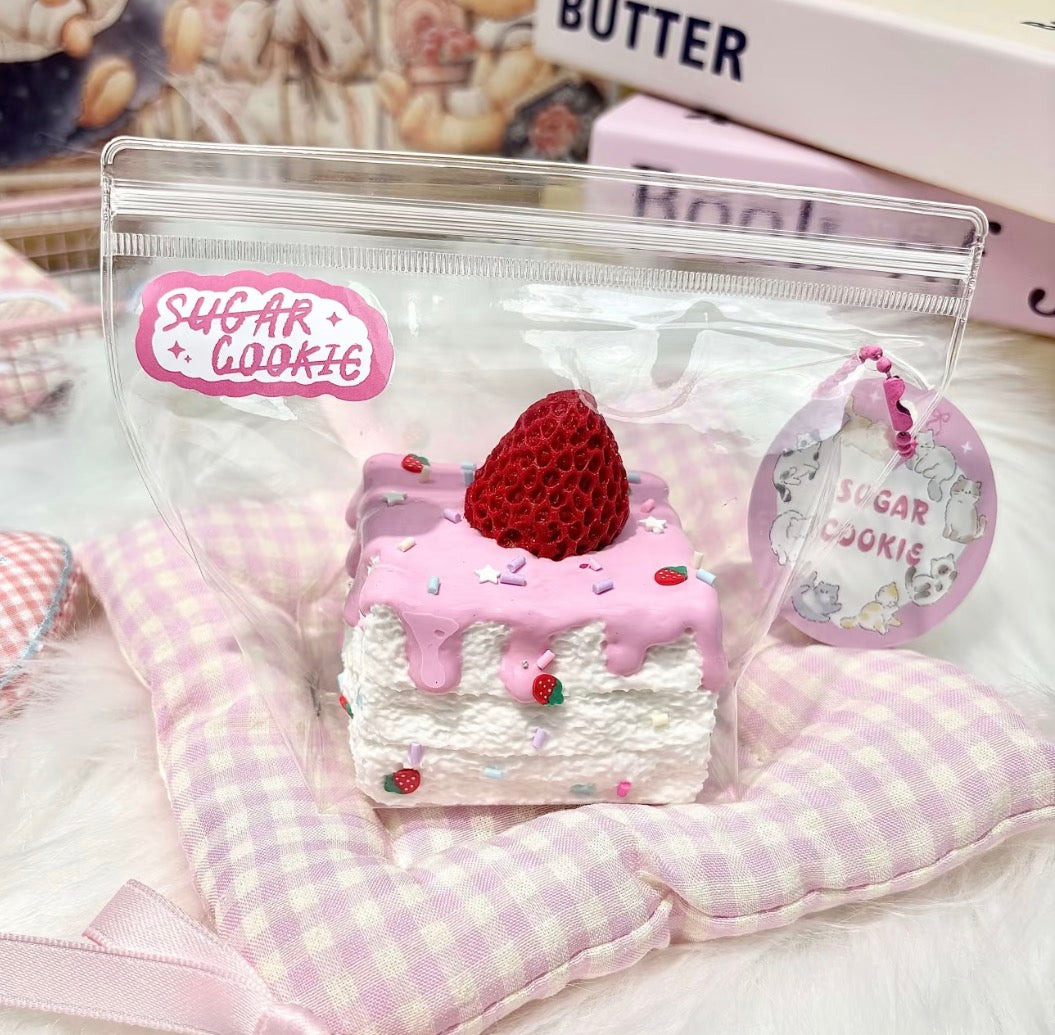 💖SugarCookie 約175g 低反発 クリーム スクイーズ PVC包装