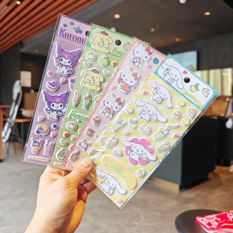 中国限定正規品💖 サンリオ発泡シール4種類 opp包装
