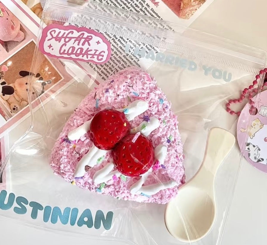 💖SugarCookie 約125g 低反発 クリーム スクイーズ PVC包装
