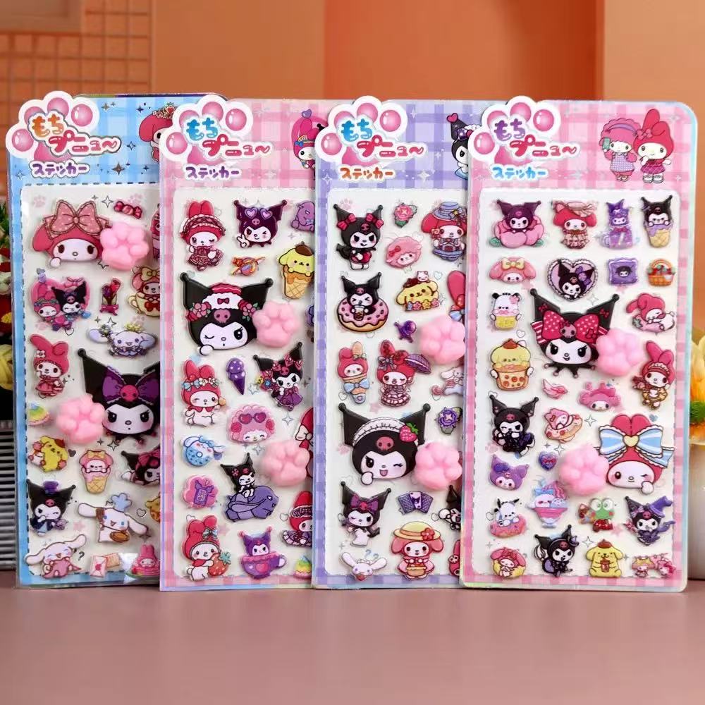 AA💖サンリ 猫の爪シール4種類 opp包装