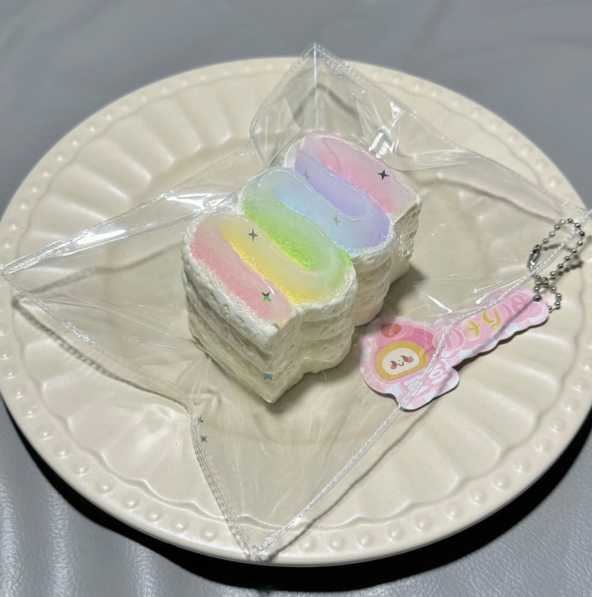 💖 DoDo 約190g 低反発 クリーム スクイーズ PVC包装