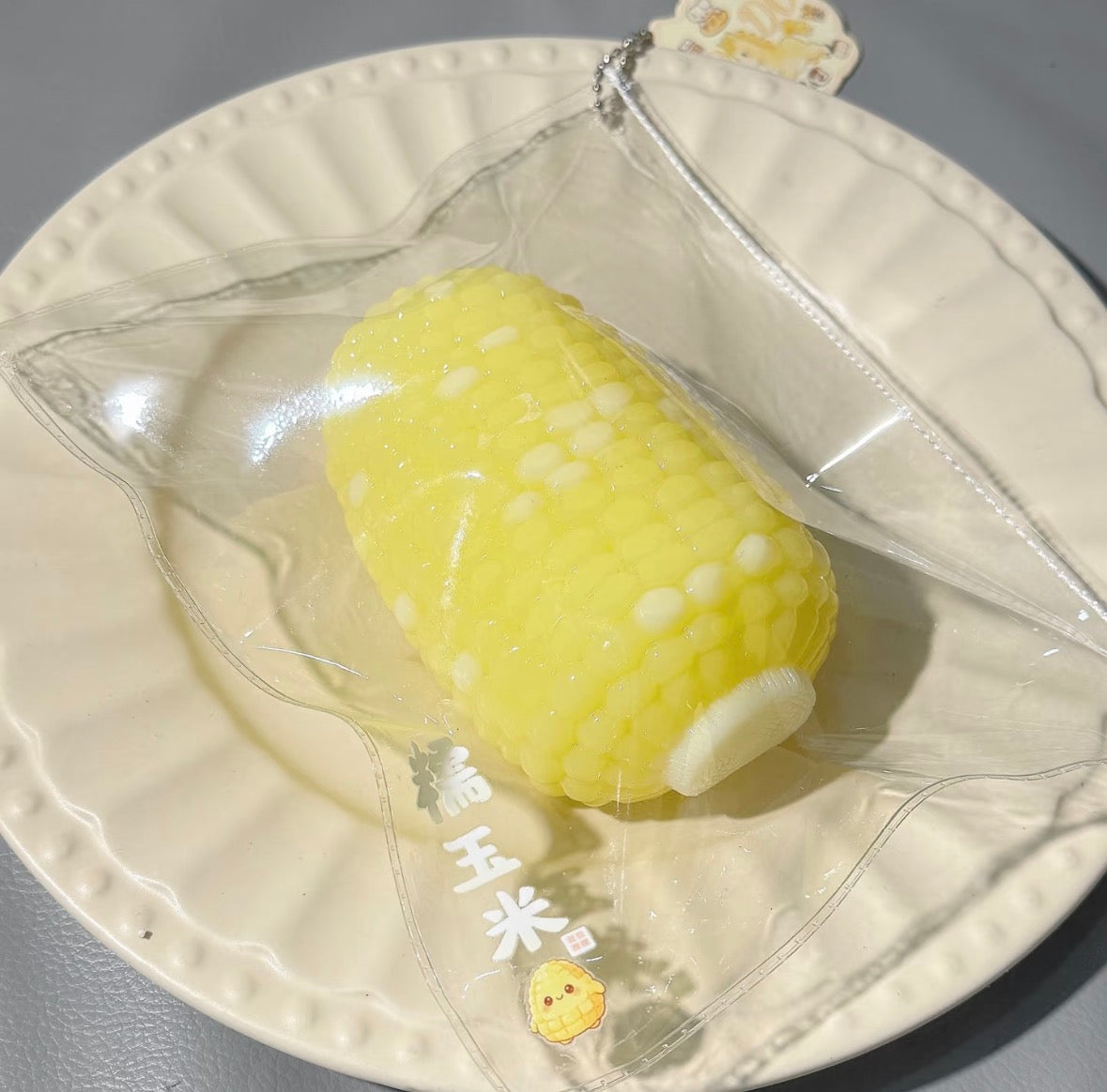 💖 DoDoトウモロコシ 約200g 低反発 クリーム スクイーズ PVC包装
