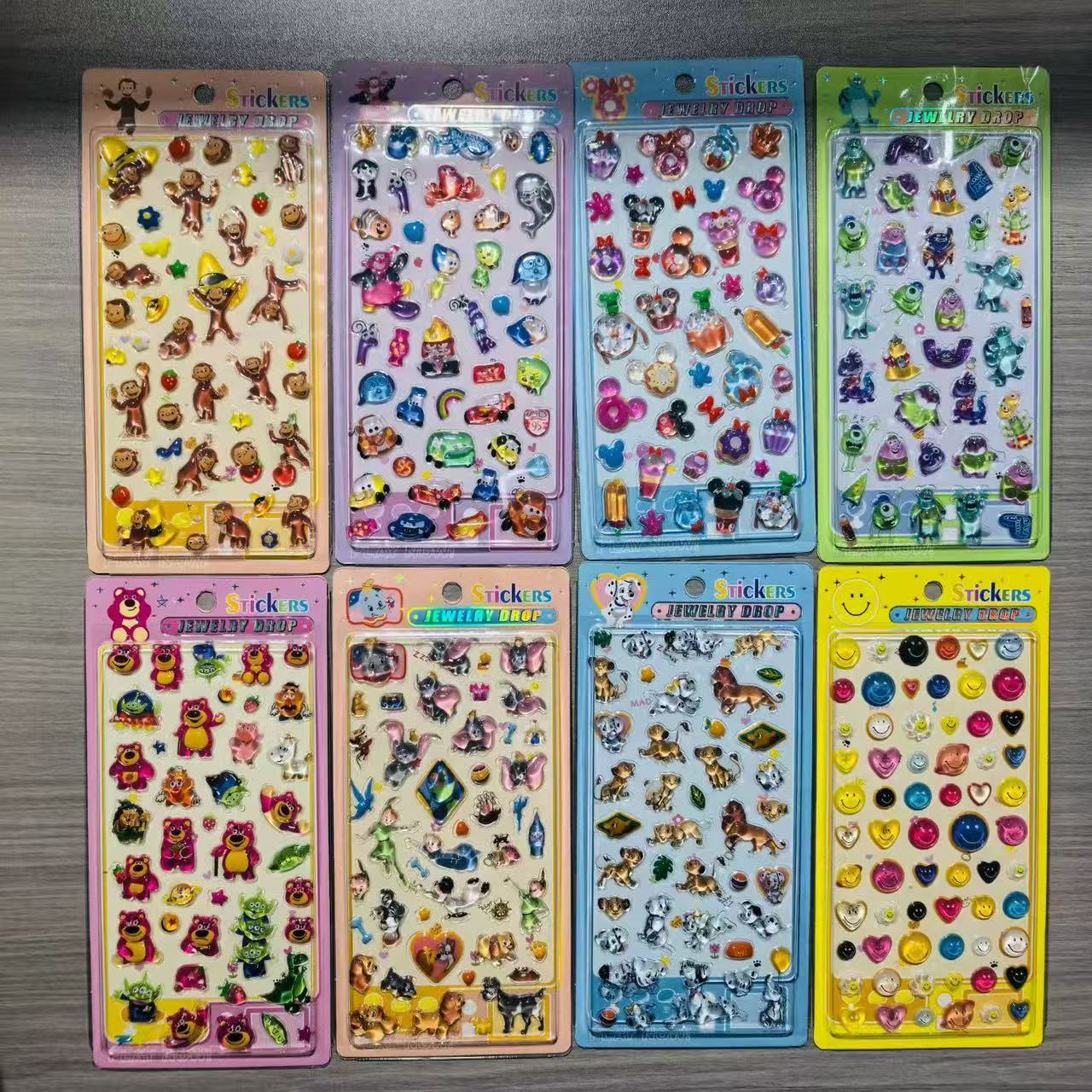 AA💞硬いシール 8種類 硬殻包装