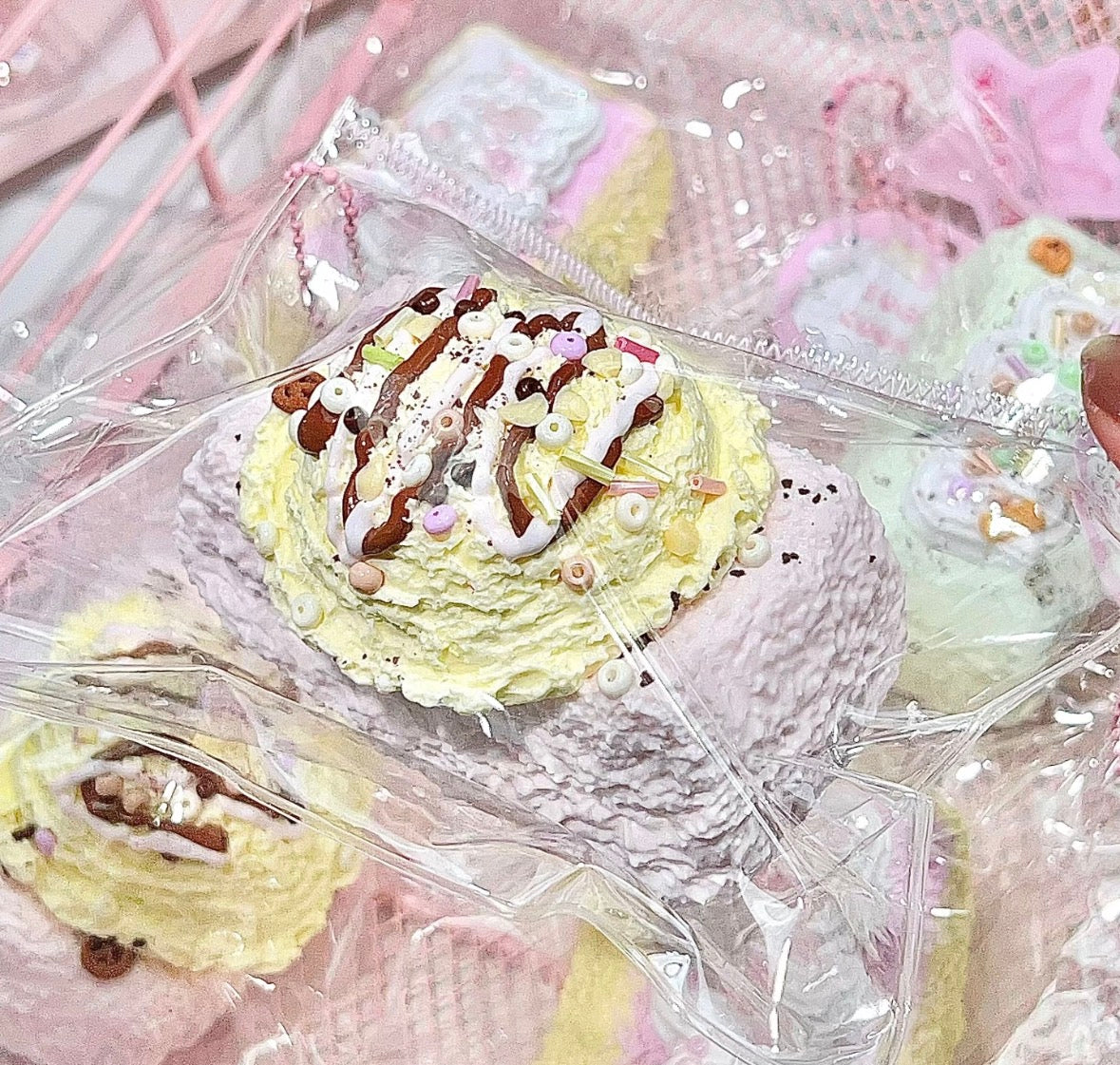 💖SugarCookie 約230g 低反発 クリーム スクイーズ  PVC包装