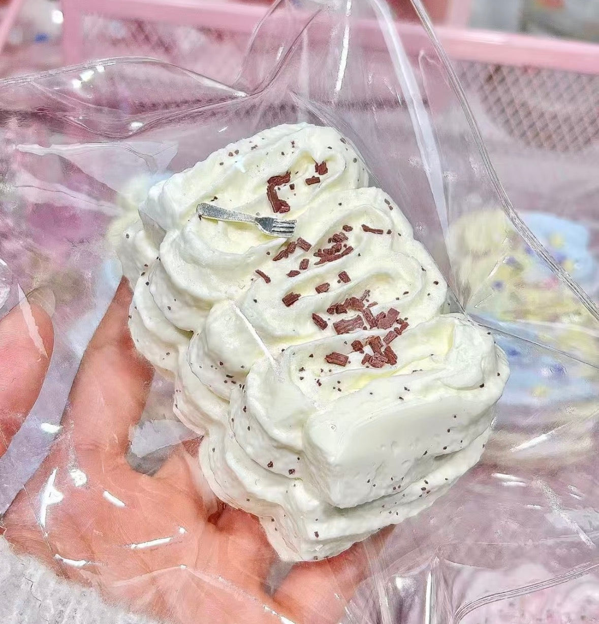 💖SugarCookie 約195g 低反発 クリーム スクイーズ  PVC包装