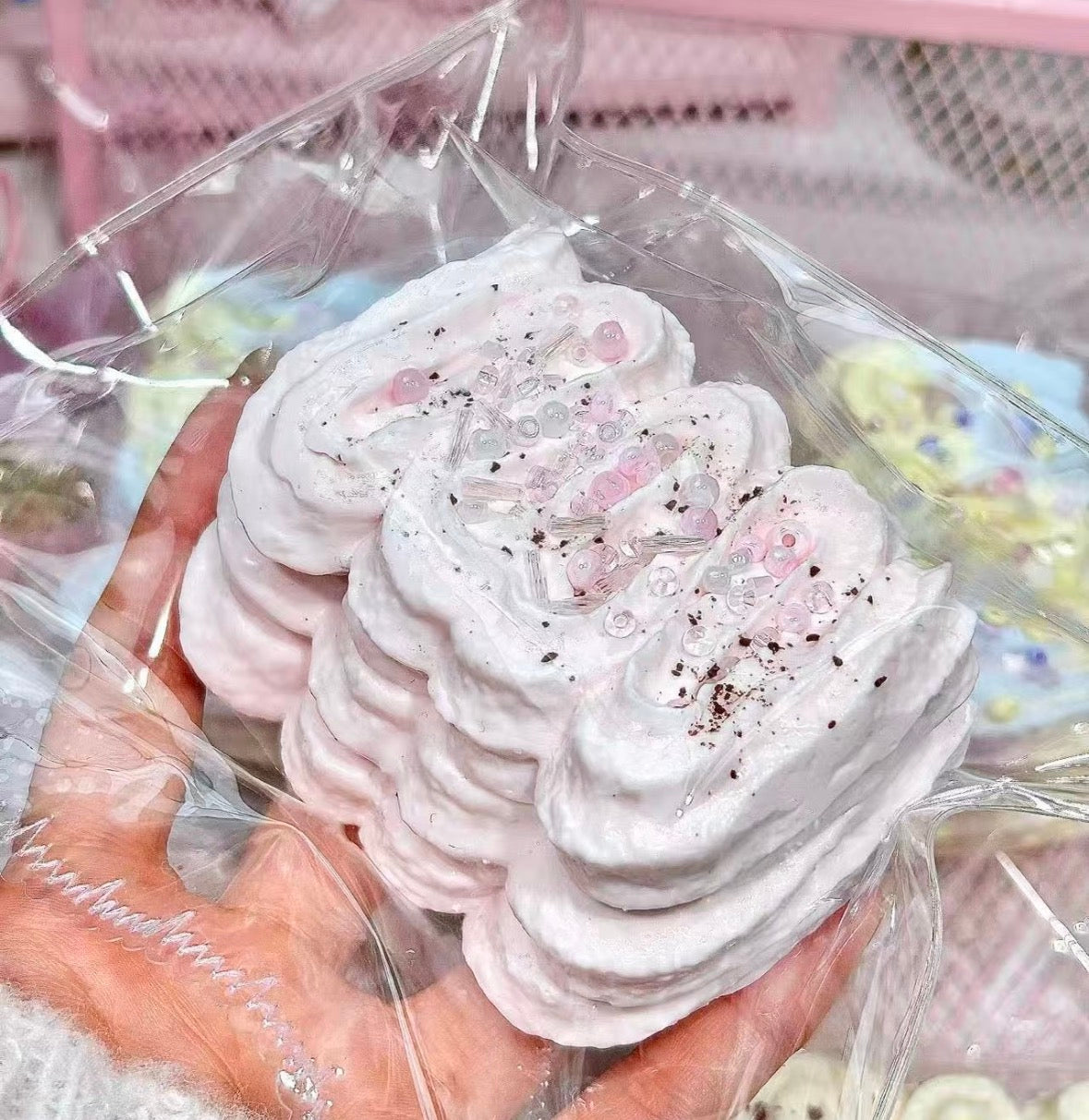 💖SugarCookie 約195g 低反発 クリーム スクイーズ  PVC包装