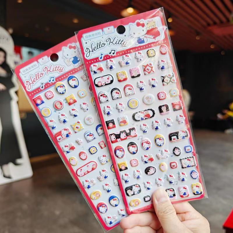 中国限定正規品💖 赤KT 発泡シール 2種類 opp包装