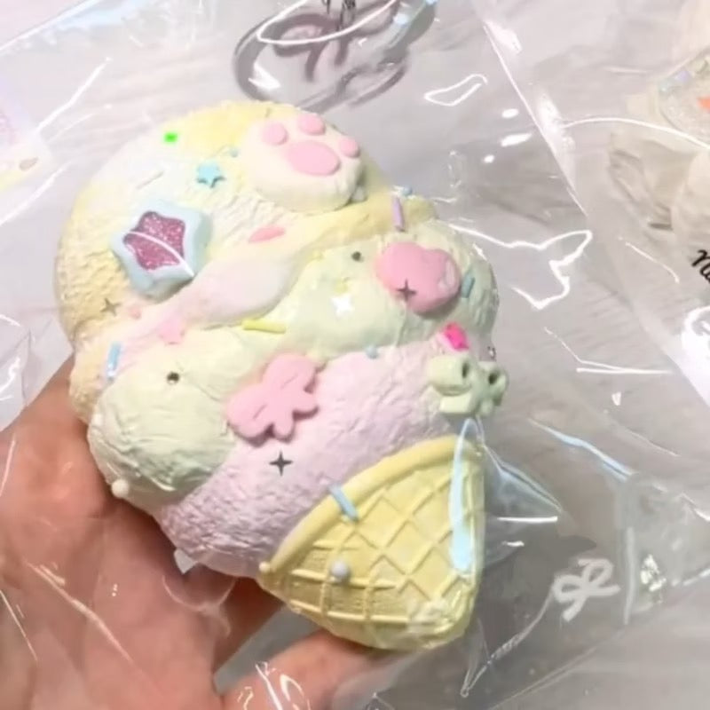 💖大人気おすすめ クリームスクイーズ PVC包装 3色10**5cm 185g