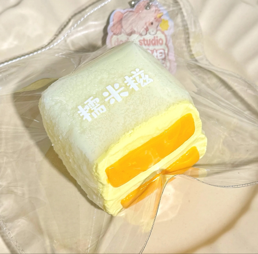 💖 DoDo 2色 約180g 低反発 クリーム スクイーズ  PVC包装