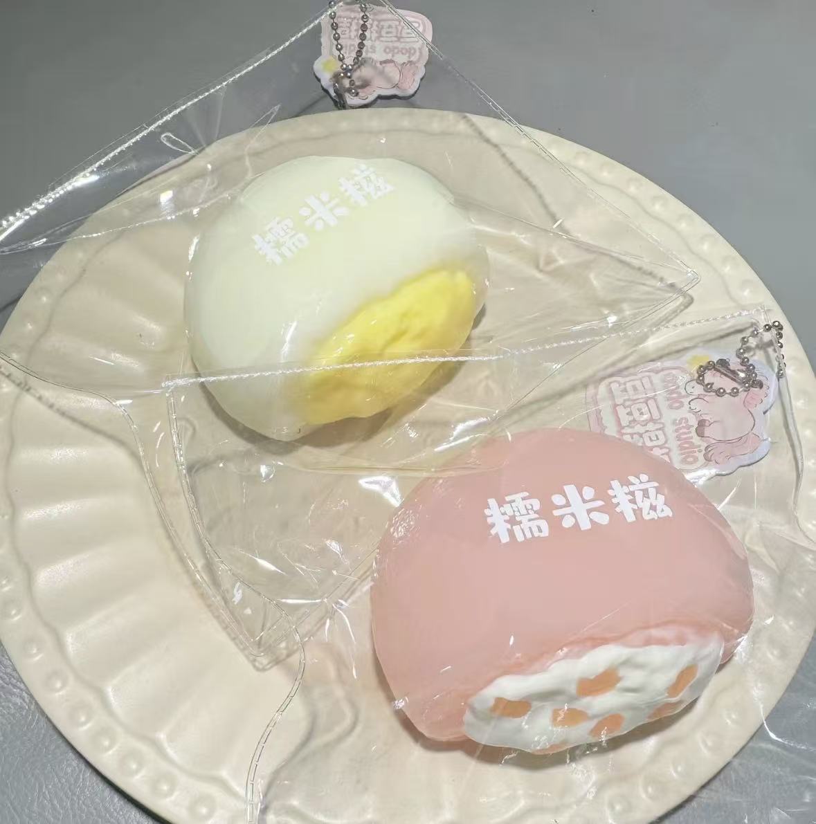 💖 DoDo大福 2色 約185g 低反発 クリーム スクイーズ  PVC包装
