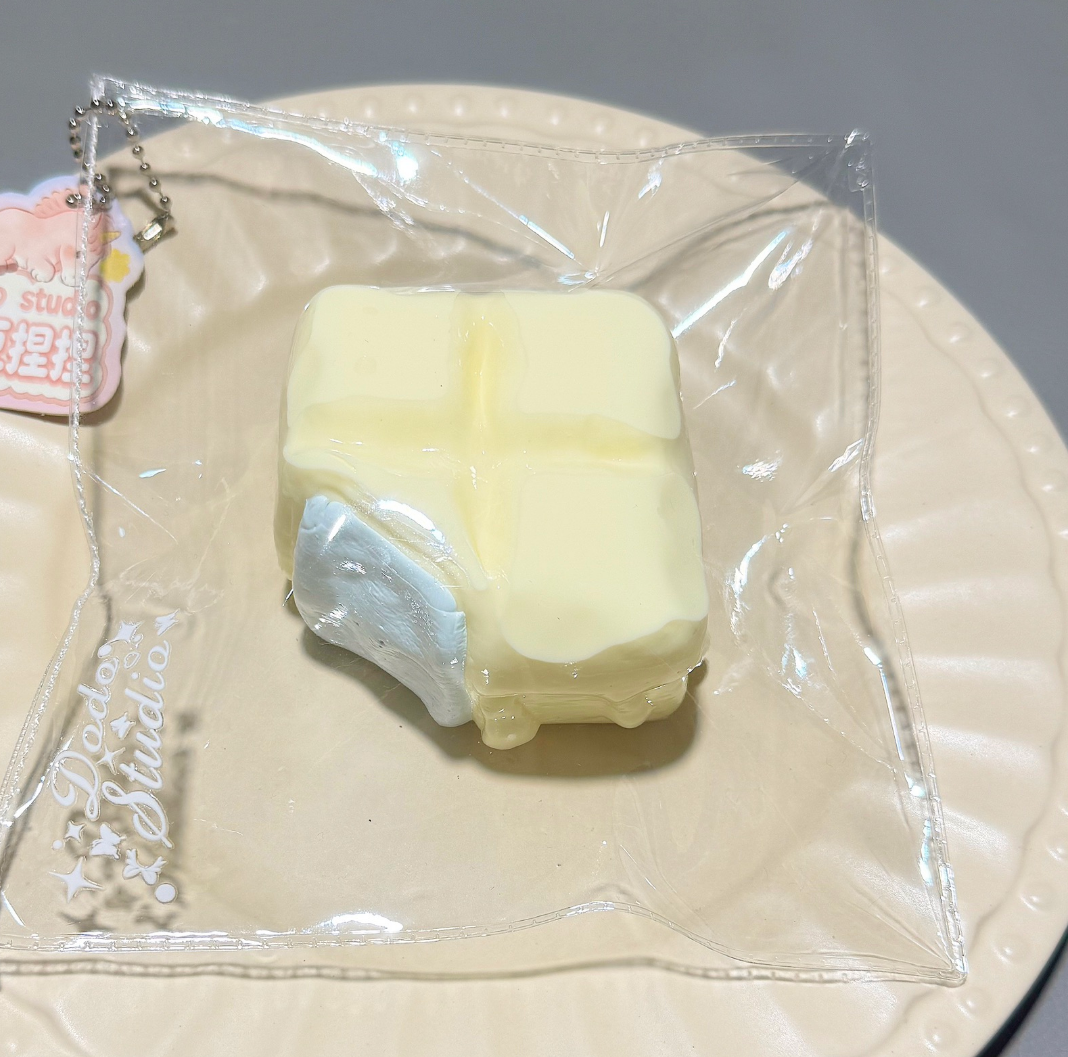 💖 DoDo 2色 約160g 低反発 クリーム スクイーズ  PVC包装