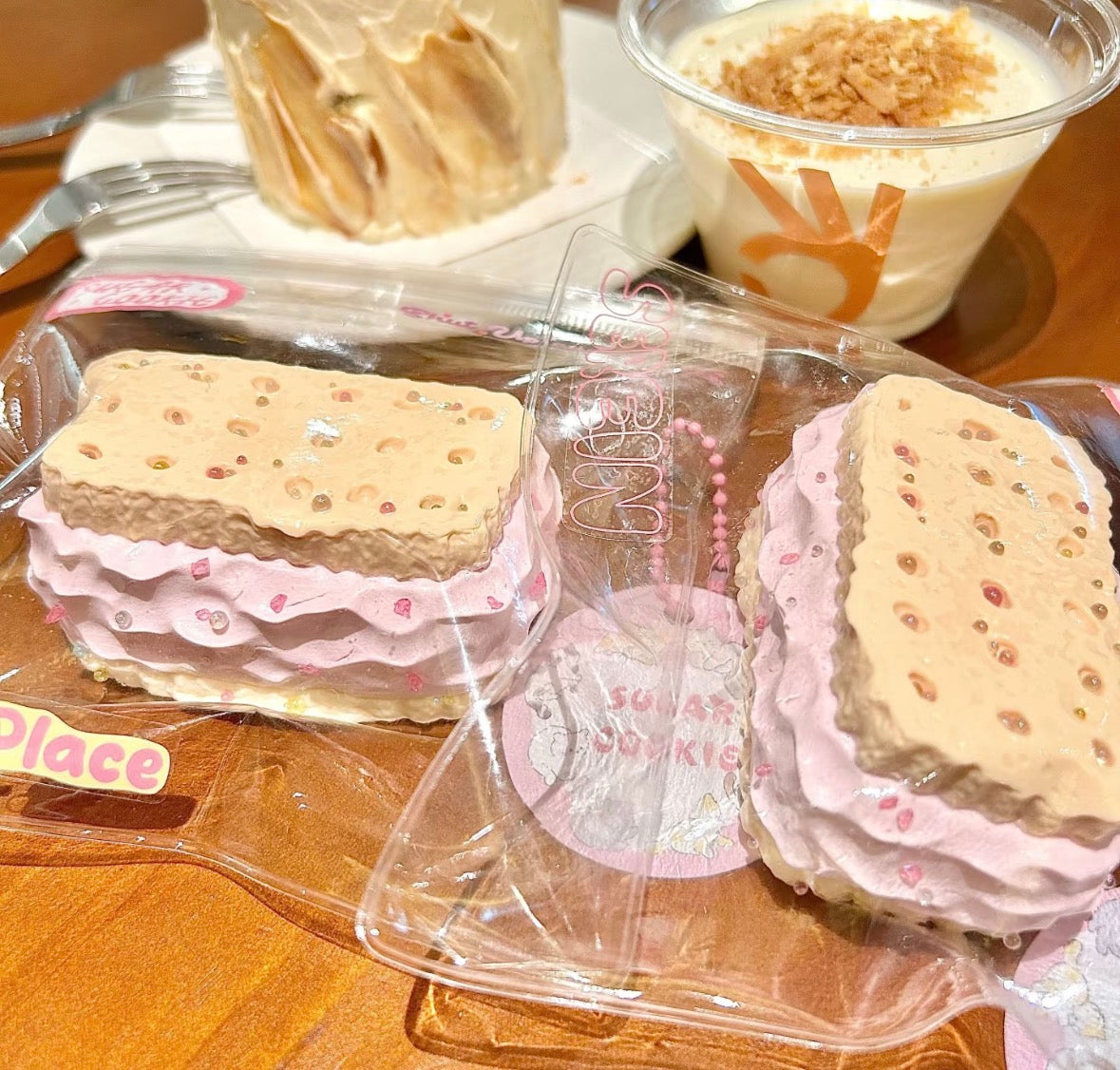 💖SugarCookie 約165g 低反発 クリーム スクイーズ  PVC包装