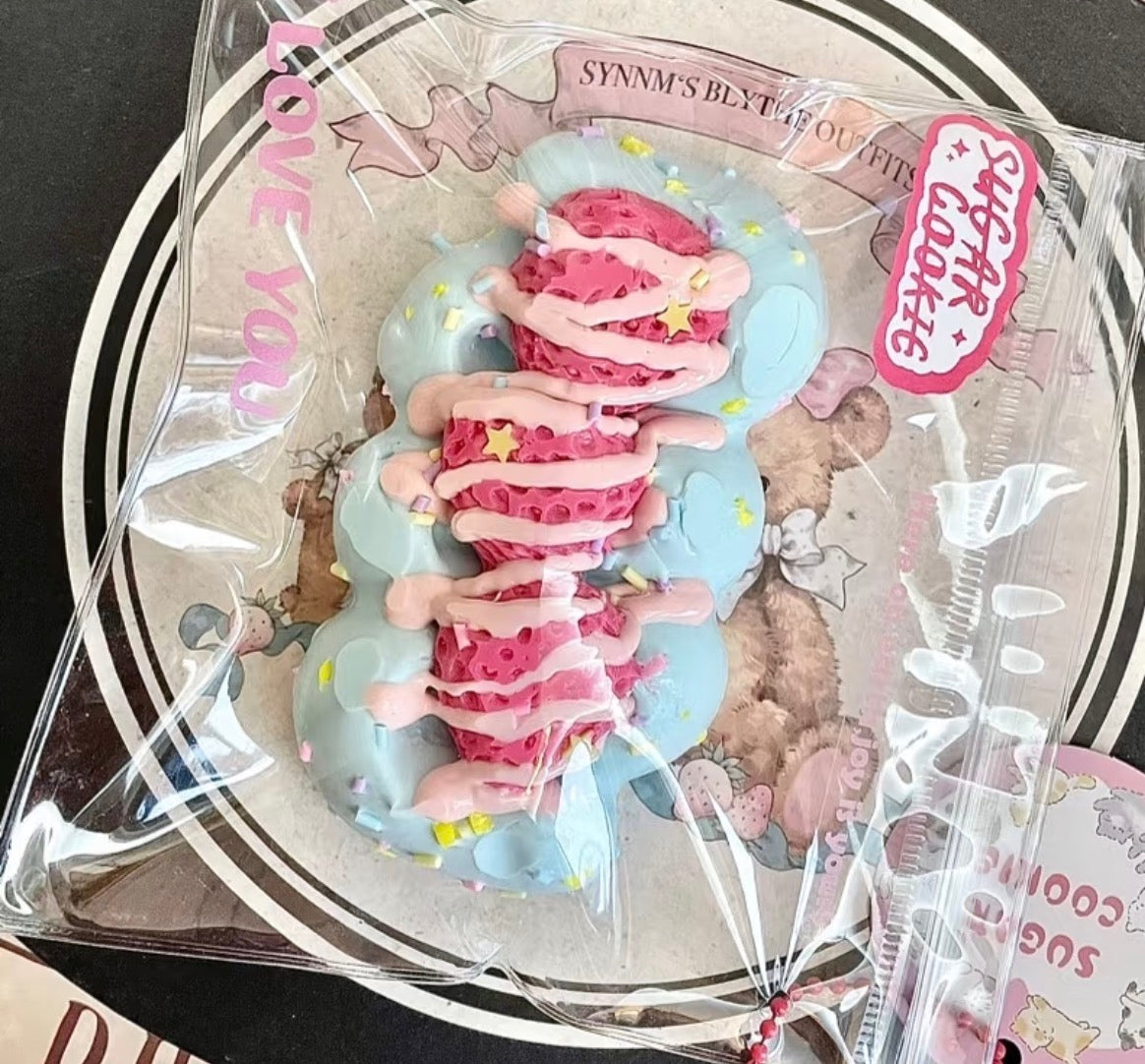 💖SugarCookie 約155g 低反発 クリーム スクイーズ  PVC包装