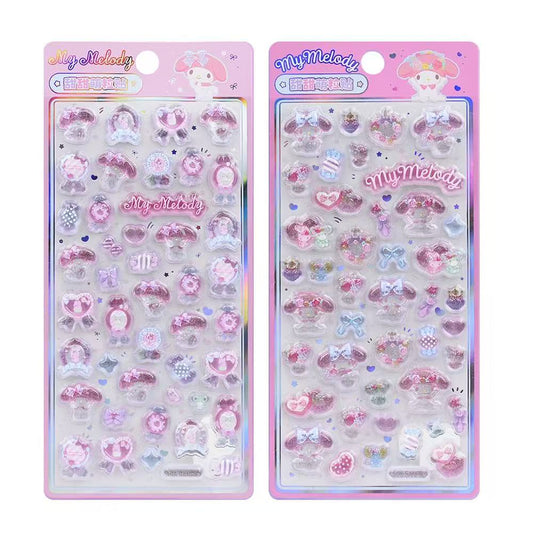 中国限定正規品💖  マイメロディ 硬いシール 2種類 硬殻包装