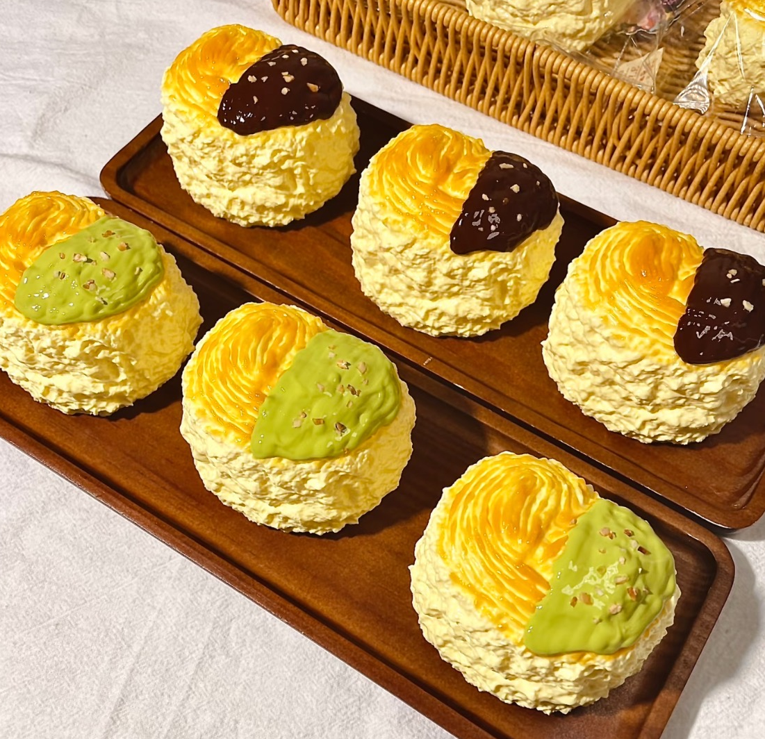 💖 DoDo 2色 約200g 低反発 クリーム スクイーズ  PVC包装