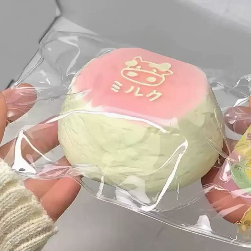 💖大人気おすすめ ソフトクリーム スクイーズサイズ：8*8*4.5cm   160g