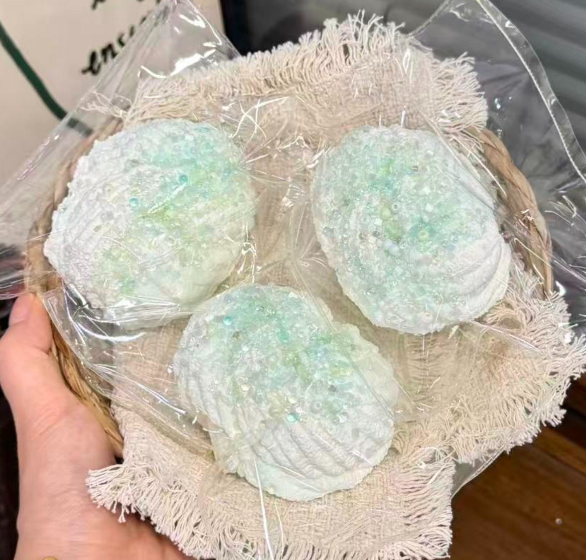 💖大人気おすすめ ビーズ系 低反発 クリーム スクイーズ  約190g  PVC包装