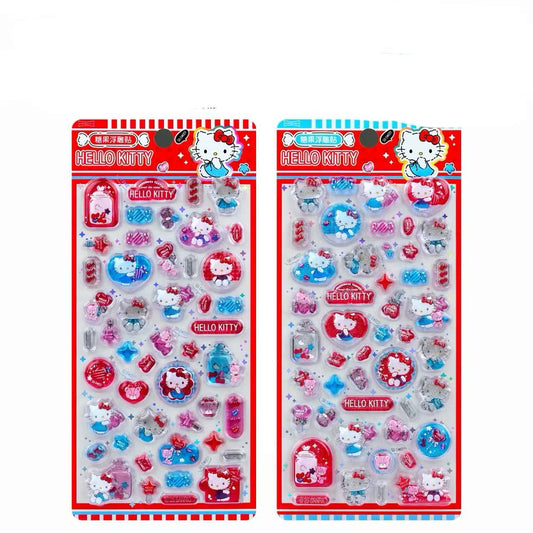 中国限定正規品💖  キティ 硬いシール 2種類 硬殻包装