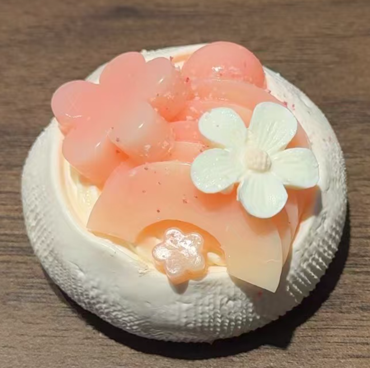💖 P ピンク桃 系 低反発 クリーム スクイーズ 約190g PVC包装