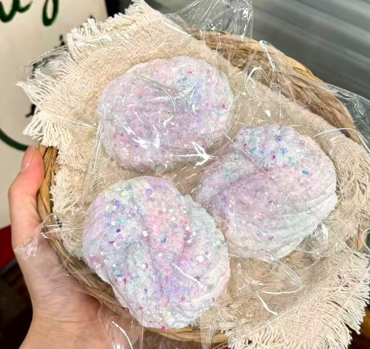 💖 大人気おすすめ ビーズ系 低反発 クリーム スクイーズ  約190g  PVC包装