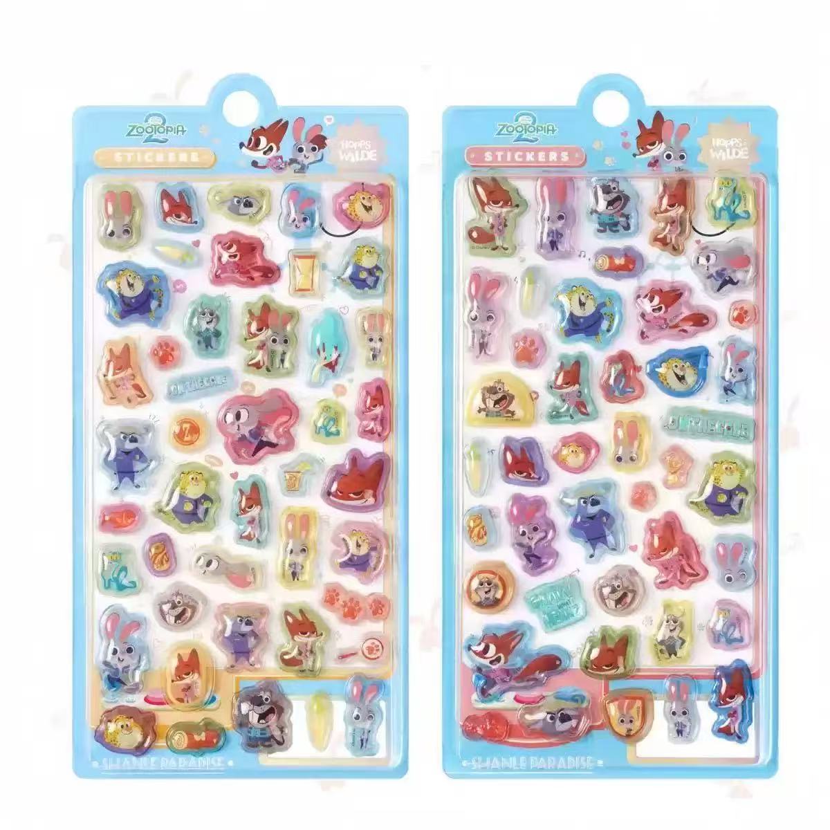 中国限定正規品💖 zoo 硬いシール 2種類 硬殻包装