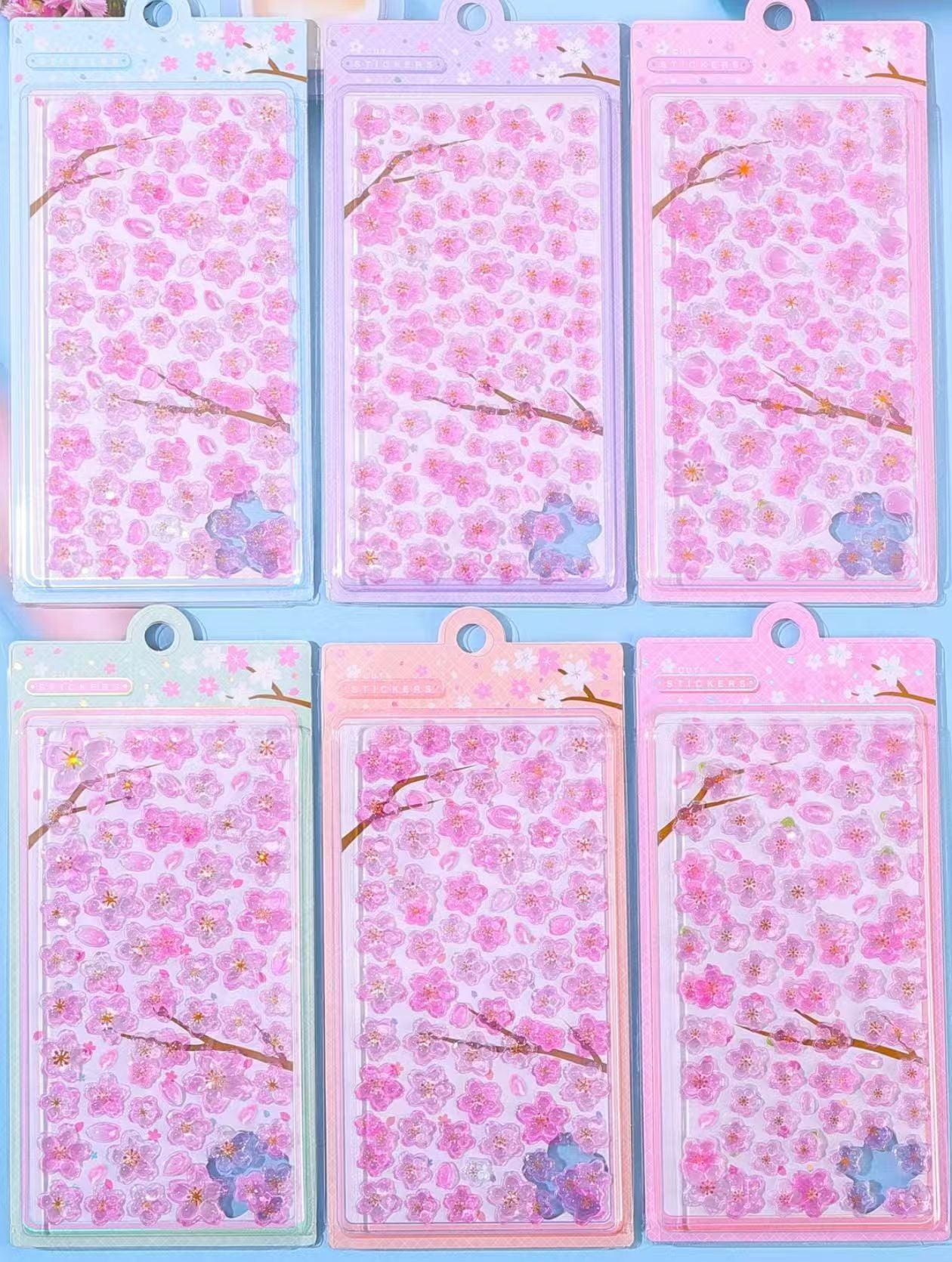 AA💖桜（さくら）2シリーズ  硬いシール 6種類   硬殻包装