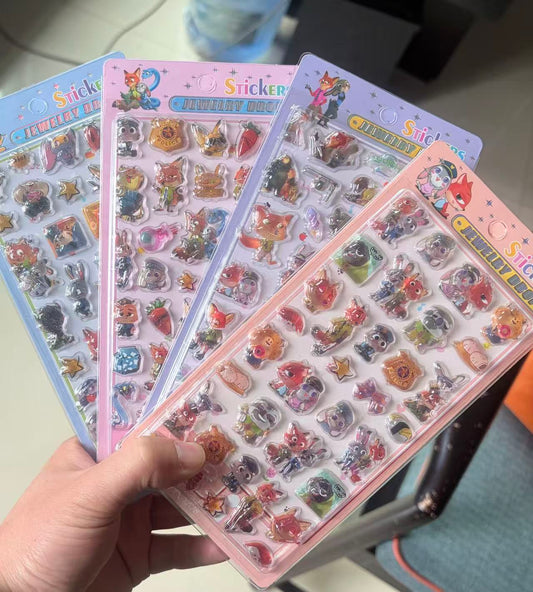 AA💖zoo 硬いシール4種類 硬殻包装