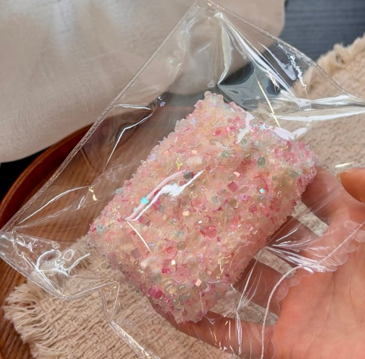ビーズ系 桜サキマ  オリジナル スクイーズ  約240g PVC包装