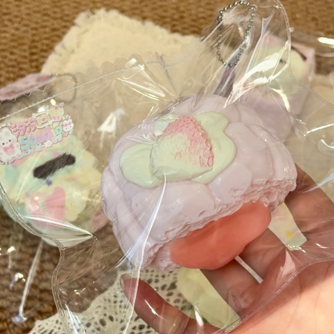 💖xixi Studio大福 約220g 低反発 クリーム スクイーズ  PVC包装
