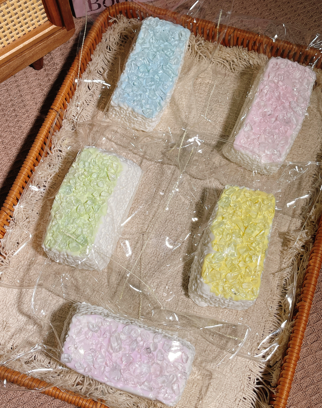砕氷系 長方形  5色  スクイーズ  約200g  PVC包装